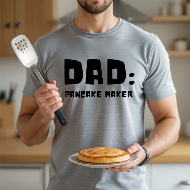 Dad Pancake Maker Father's Day Chef T-Shirt (Creator Uploaded)