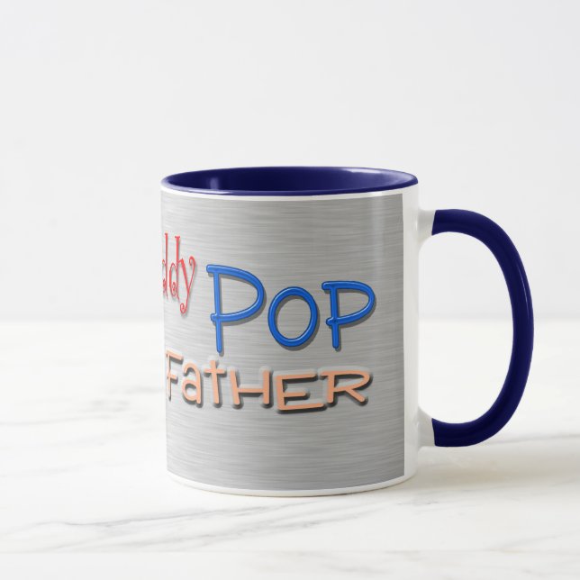 Dad Papa Pop Father Mug (Right)