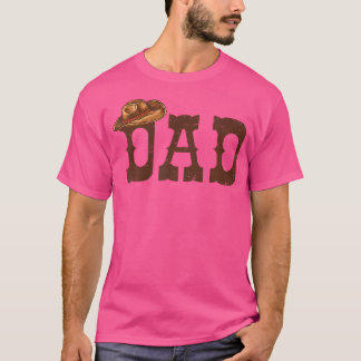 Dad Papa Western Family Matching Birthday Cowboy C T-Shirt