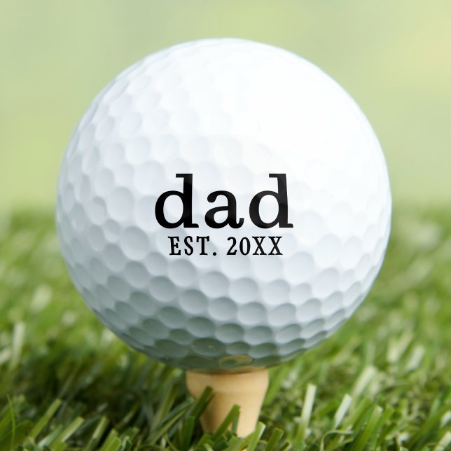 Dad Personalised Father Golf Balls (Dad Personalized Father Golf Balls)