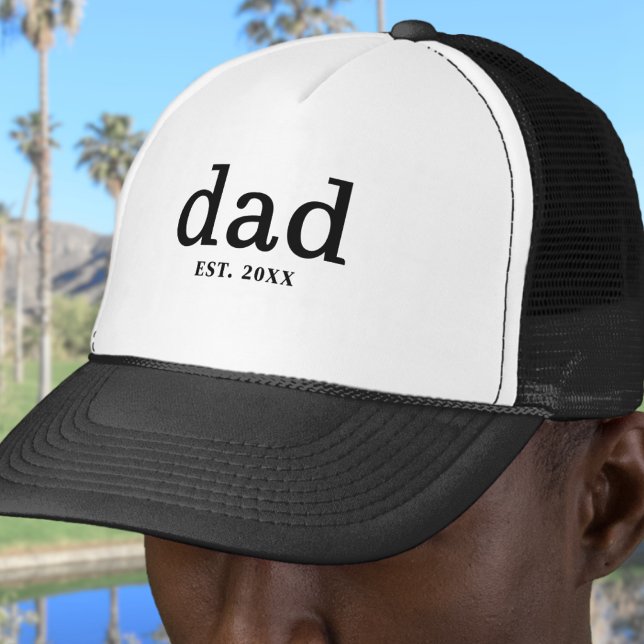 Dad Personalised Father Trucker Hat (Dad Personalized Father Trucker Hat ()