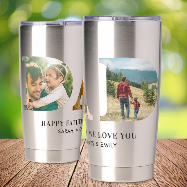 Dad Personalised Fathers Day Photo Insulated Tumbler (Creator Uploaded)