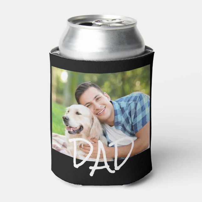 Dad Photo  Can Cooler (Can Front)