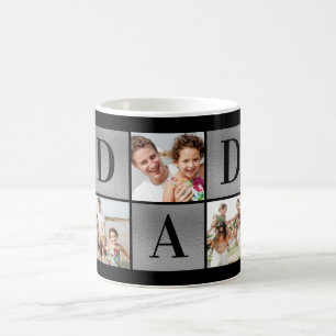 DAD Photo Collage Coffee Mug
