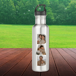 Dad Photo Collage Father's Day 710 Ml Water Bottle