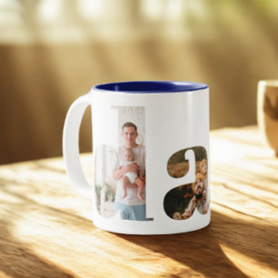 Dad Photo Collage Mug for Father's day Gift