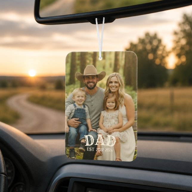 Dad Photo Established Car Air Freshener (Creator Uploaded)