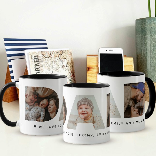 Dad Photo Father's day Collage Mug (Creator Uploaded)