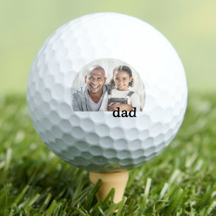 Dad Photo Keepsake Personalised Golf Balls