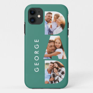 Dad photo modern typography child gift Case-Mate iPhone case