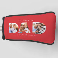 Dad photo modern typography child gift