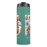 Dad photo modern typography child gift