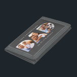 Dad photo modern typography child gift trifold wallet<br><div class="desc">Dad multi photo modern typography child gift. Ideal fathers day,  birthday or christmas gift. Colours can be changed.</div>