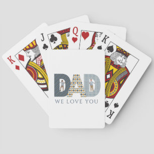 Dad Photo Playing Cards