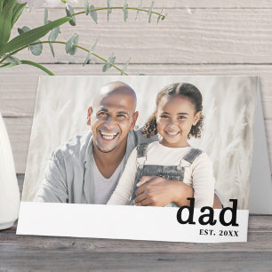 Dad Photo Simple Father's Day Card