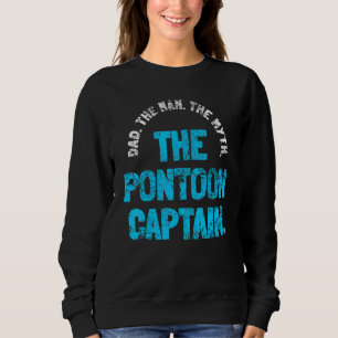 Dad Pontoon Captain Boat Sweatshirt