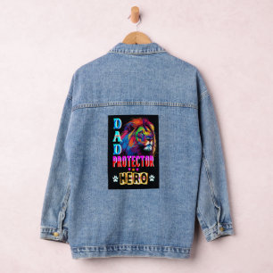 Dad Protector Hero Denim Jacket