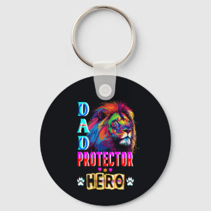 Dad Protector Hero Key Ring