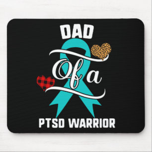 Dad Ptsd Awareness Leopard Post-traumatic Stress D Mouse Pad