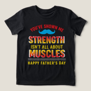 "Dad: Quiet Strength, Loud Impact" Tri-Blend Shirt