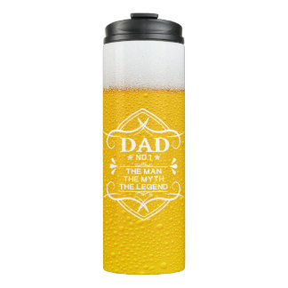 Dad Realistic Beer Suds Thermal Tumbler