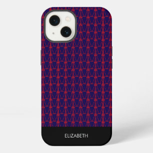 Dad, Red Coconut Trees Pattern iPhone 13 Case