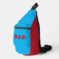 Dad [Red Distressed Text]