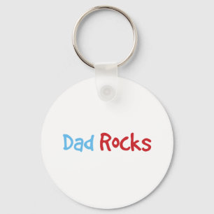 Dad Rocks Key Ring