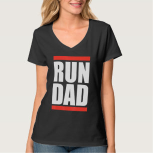 Dad Runner Cool Dad Sports Fitness Tee Fathers Day