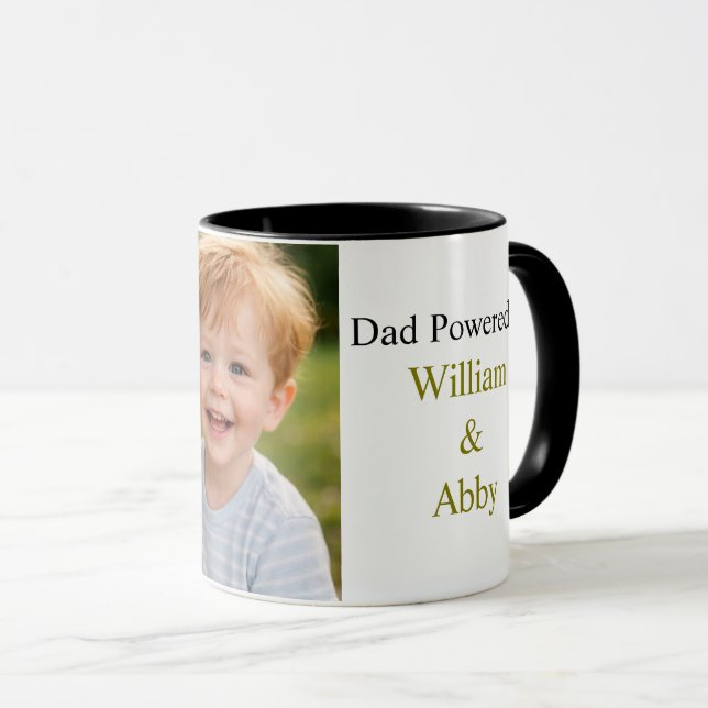 Dad’s Favorite Personalized Mug (Front Right)