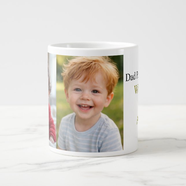 Dad’s Favourite Personalised Large Coffee Mug (Front)