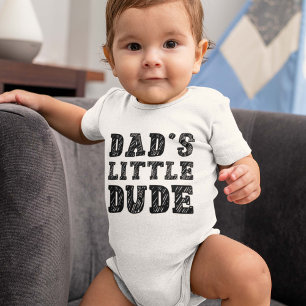 Dad’s Little Dude Baby Bodysuit