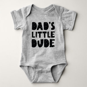 Dad’s Little Dude Baby Bodysuit