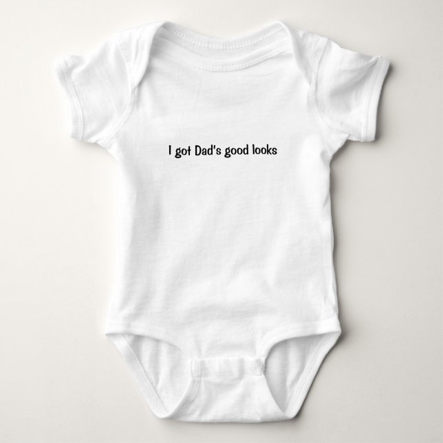 Dad’s Mini Humourous Baby Bodysuit  (Front)