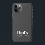 Dad’s Strength and Hugs - Father's Day Gift |  Case-Mate iPhone Case<br><div class="desc">Celebrate Father’s Day with style and sentiment using this “Dad’s Strength and Hugs” Personalised iPhone Case. Designed for the dad who’s always there with strong arms and a loving heart, this protective case combines function and feeling in one sleek accessory. Perfect for everyday use, this custom iPhone case protects his...</div>