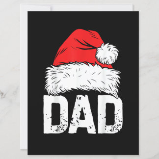 Dad Santa Christmas Family Matching Pajamas Papa F