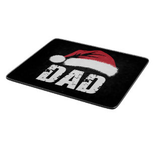 Dad Santa Christmas Family Matching Pyjamas Papa Cutting Board