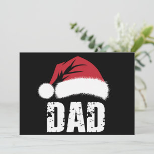 Dad Santa Christmas Family Matching Pyjamas Papa  Holiday Card