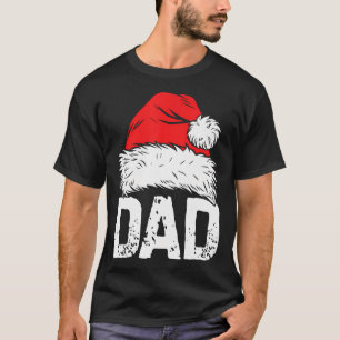 Dad Santa Christmas Family Matching Pyjamas Papa T-Shirt