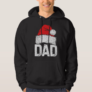 Dad Santa Christmas Family Matching Pyjamas Papa X Hoodie