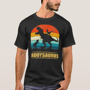 Dad Saurus Daddy Dinosaur T Re 2 Kids Family Fathe T-Shirt