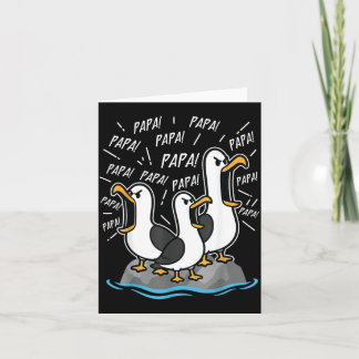 Dad Seagull Funny Papa Seagulls Fathers Day Humour Card