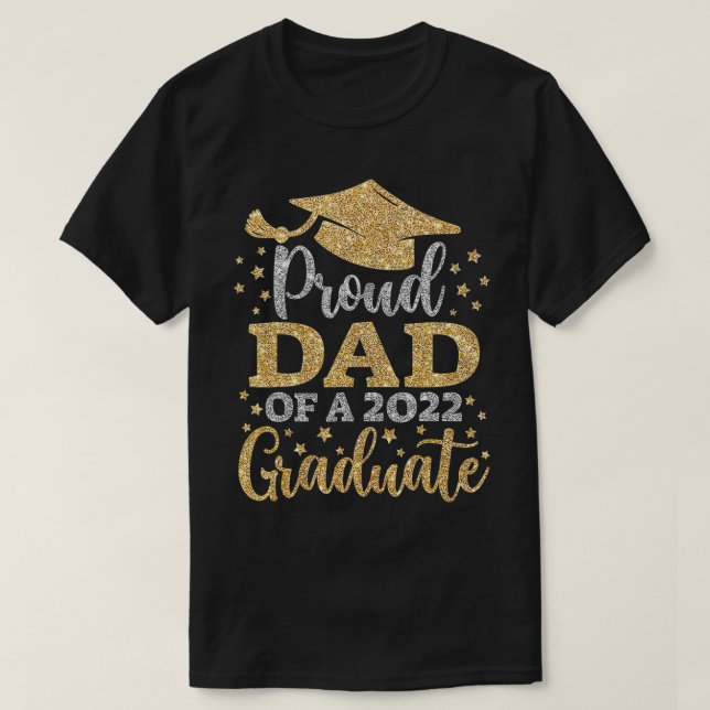 Dad Senior 2022 Proud Mum Of A Class Of 2022 Gradu T-Shirt (Design Front)