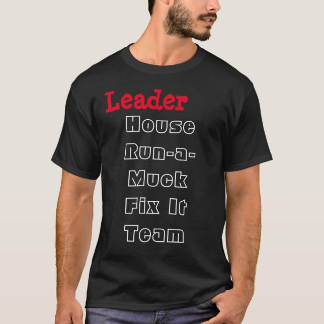 Dad Shirt Funny CricketDiane House Run-a-Muck Fun (Front)