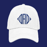 Dad Simple Modern Typography Custom Embroidered Hat<br><div class="desc">Dad Simple Modern Typography Custom Embroidered Baseball Cap features the simple modern embroidered text "Dad". Perfect as a gift for dad for Father's Day,  Christmas,  birthday and more. Created by Evco Studio www.zazzle.com/store/evcostudio</div>