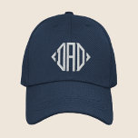 Dad Simple Modern Typography Custom Embroidered Hat<br><div class="desc">Dad Simple Modern Typography Custom Embroidered Baseball Cap features the simple modern embroidered text "Dad". Perfect as a gift for dad for Father's Day,  Christmas,  birthday and more. Created by Evco Studio www.zazzle.com/store/evcostudio</div>