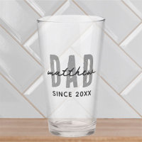 Dad Since 20XX Modern Simple Preppy