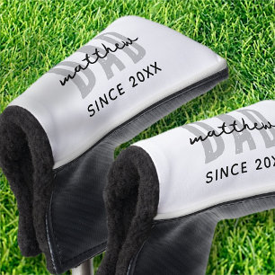 Dad Since 20XX Modern Simple Preppy Golf Head Cover