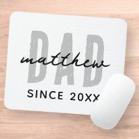 Dad Since 20XX Modern Simple Preppy