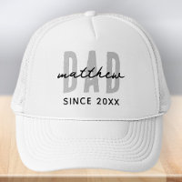 Dad Since 20XX Modern Simple Preppy